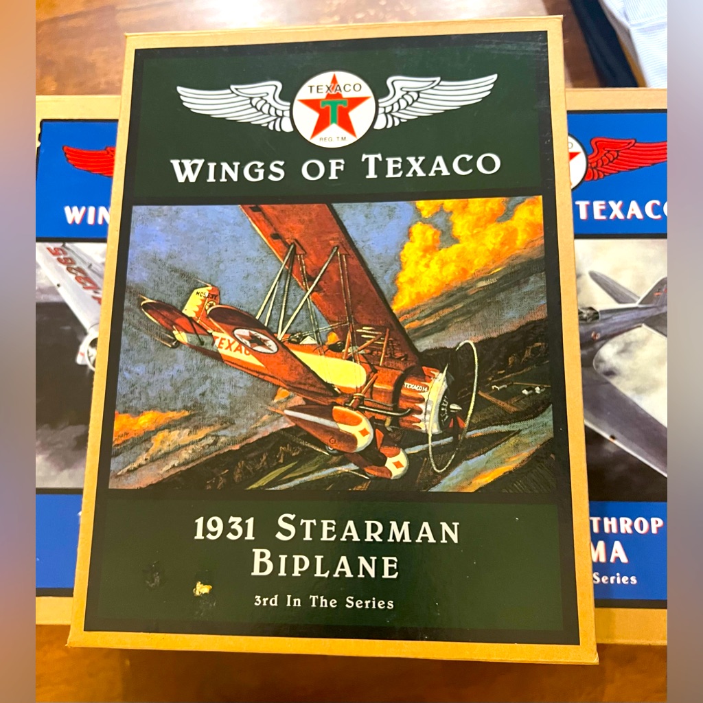 Texaco Wings Of Texaco 1931 Stearman Biplane Model